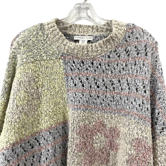 Colorful Oversized Sweater by Sincerely Jules size M - Picture 2 of 8